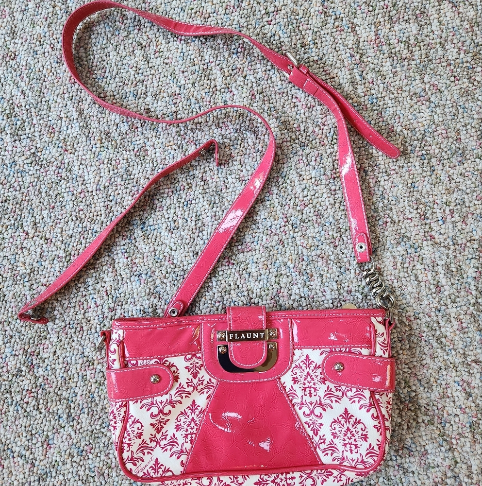 FLAUNT By Faith Nicole Pink Fuchsia PURSE Bag